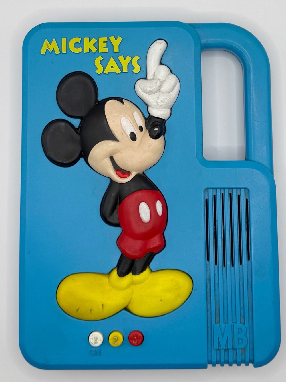 Vintage 1989 Mickey Mouse Says Milton Bradley Electronic Talking Game Disney